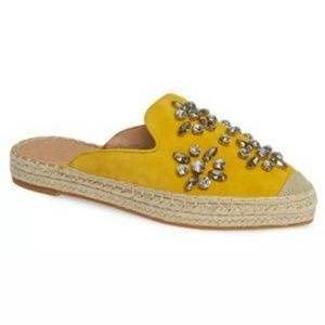 NWT Halogen Blythe Embellished Mule Espadrille
